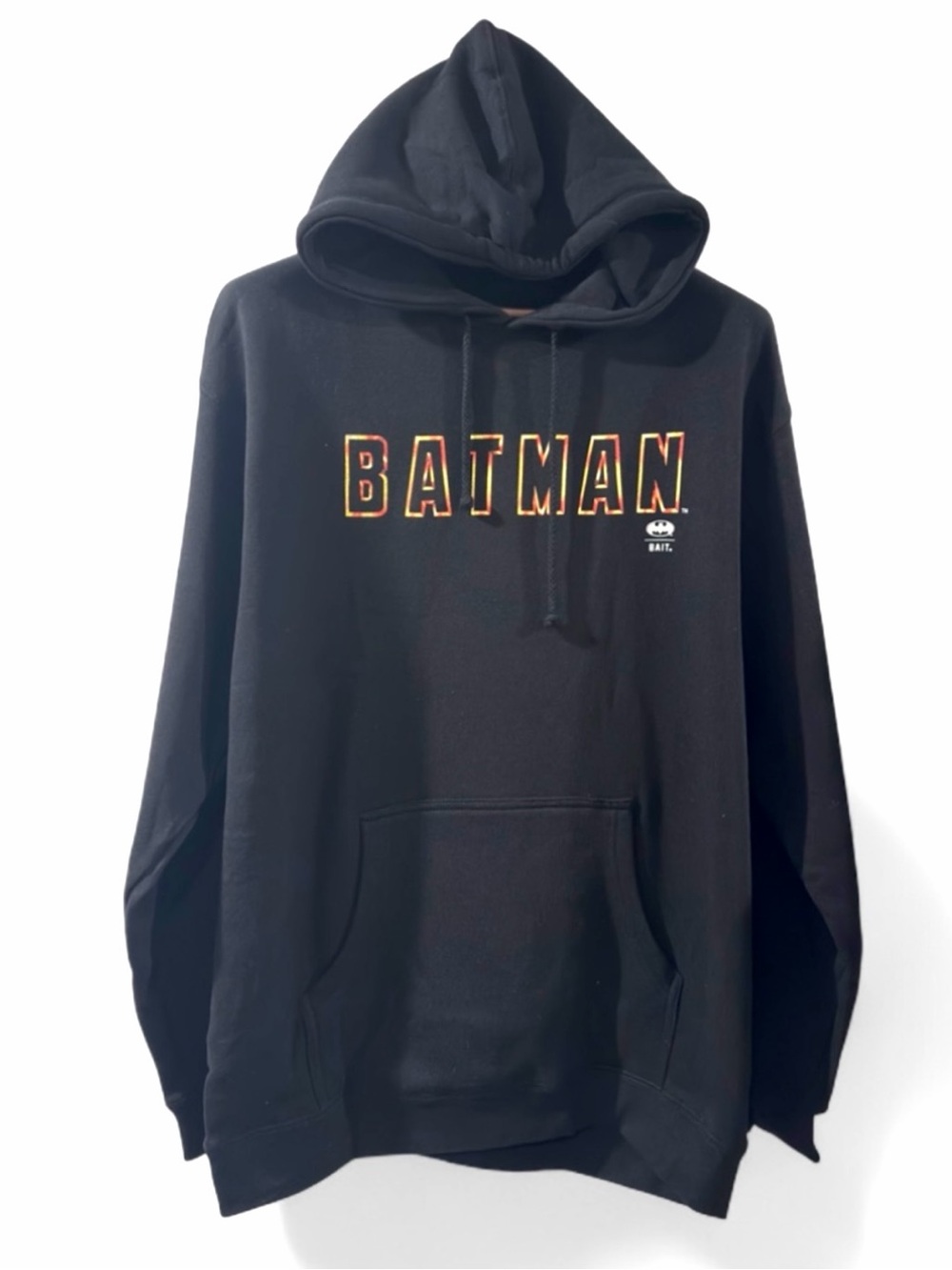 BAIT x Batman Logo Graphic Hoodie Sweatshirt Size Men’s Large (NEW)